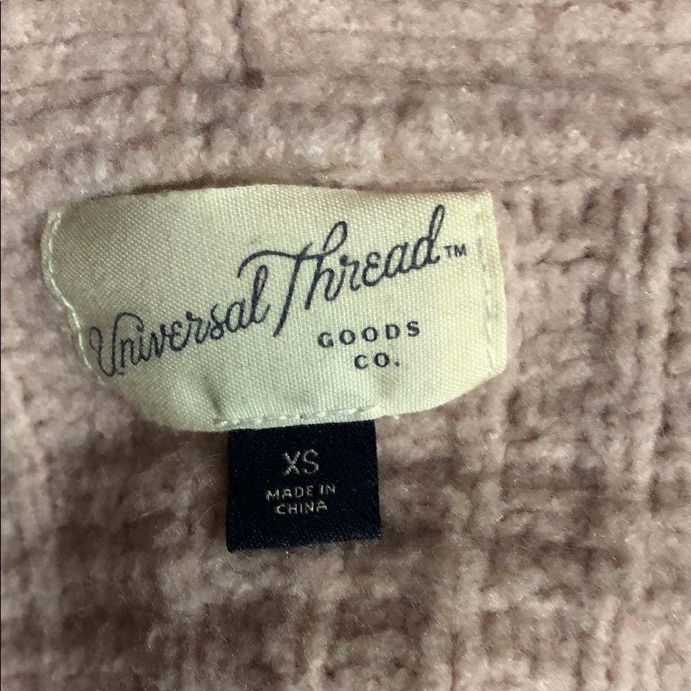 Universal Thread Cozy Knit Button-Up Sweater Rose… - image 5